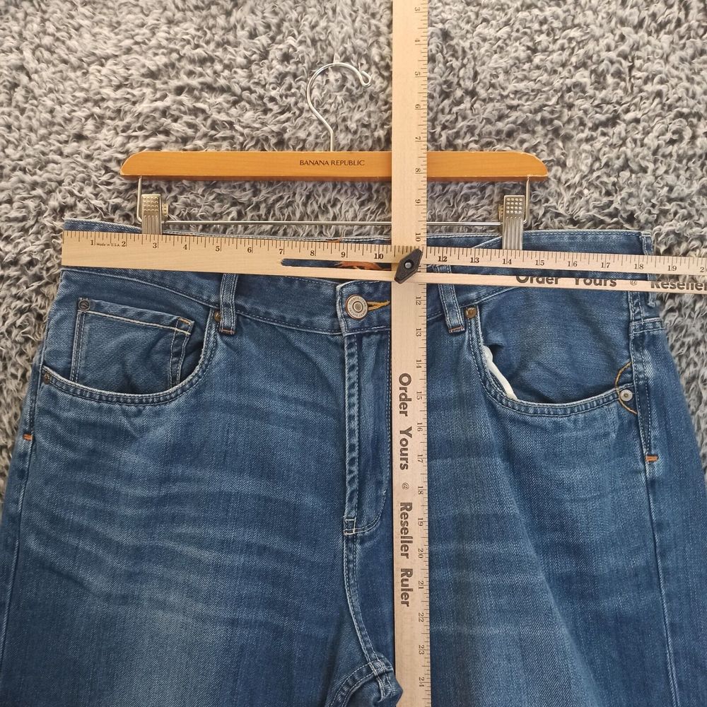 Tommy Bahama Jeans Men 38/32 Blue Straight Leg High Rise Mid Wash Denim - Picture 3 of 10